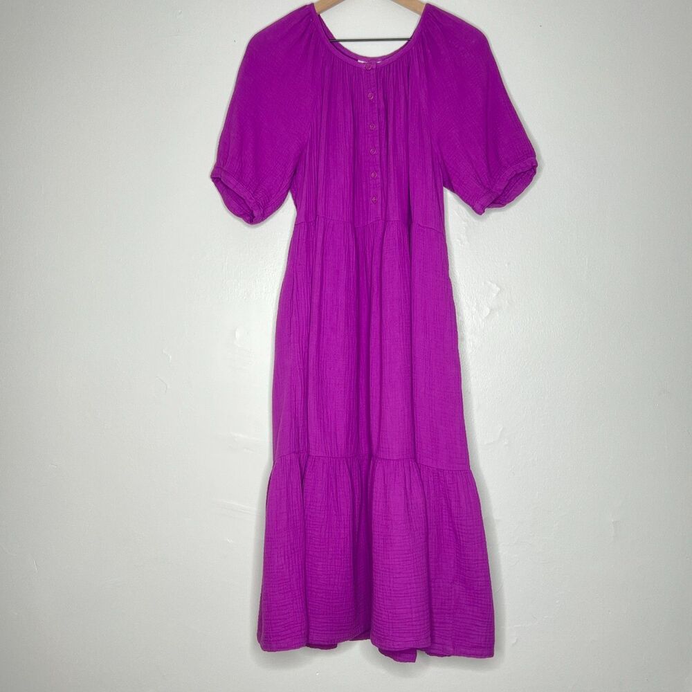 Westbound Magenta Midi Dress